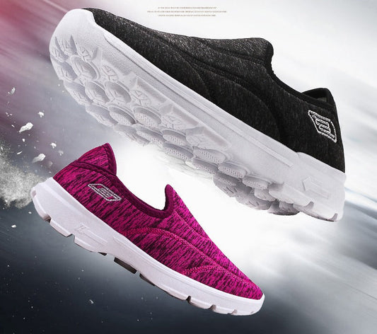 Scarpe sportive in tessuto elasticizzato traspirante