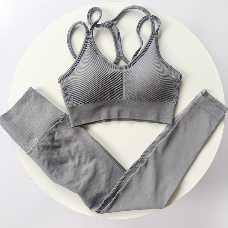 Set Leggings a vita alta e Reggiseno sportivo