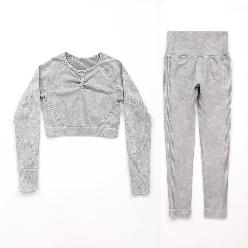 Set completo Top e Pantaloni Leggings a Vita Alta