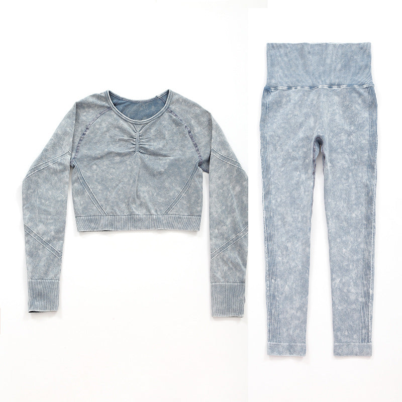 Set completo Top e Pantaloni Leggings a Vita Alta
