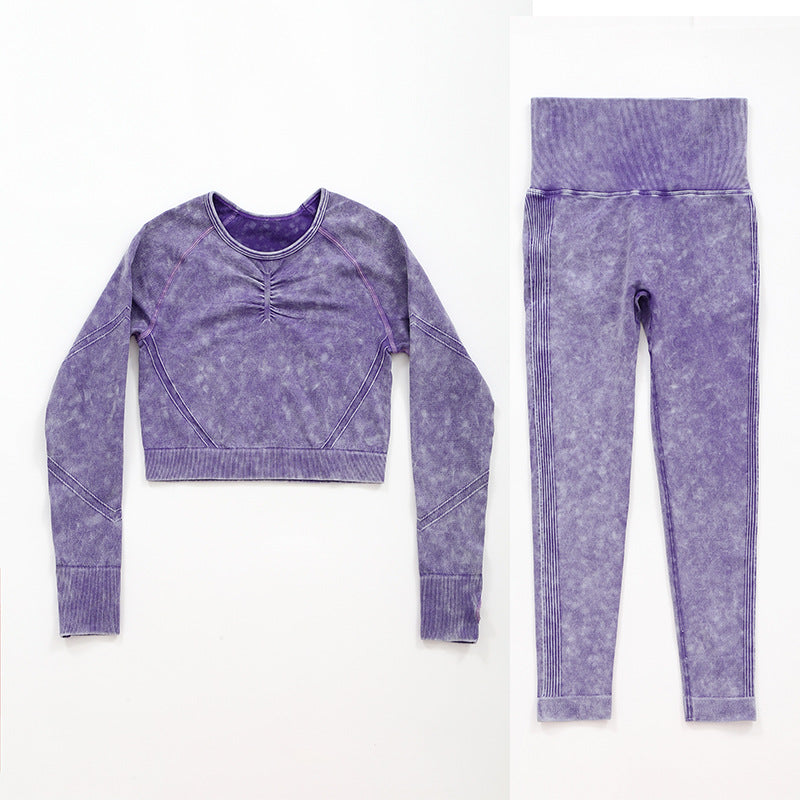 Set completo Top e Pantaloni Leggings a Vita Alta