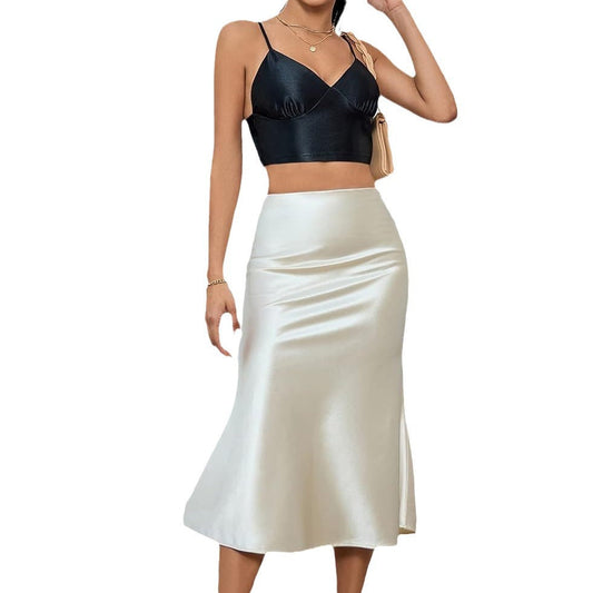 Gonna lunga a vita alta a coda di pesce