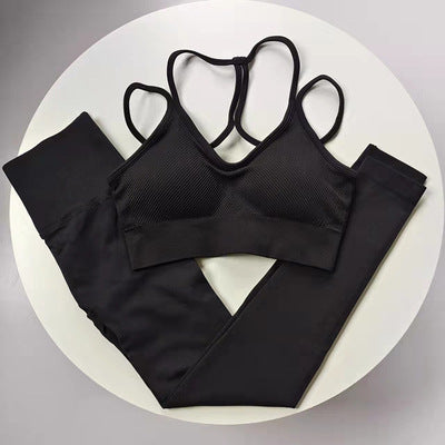 Set Leggings a vita alta e Reggiseno sportivo