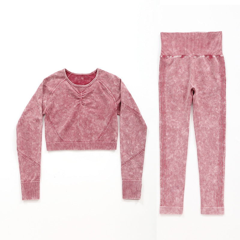 Set completo Top e Pantaloni Leggings a Vita Alta