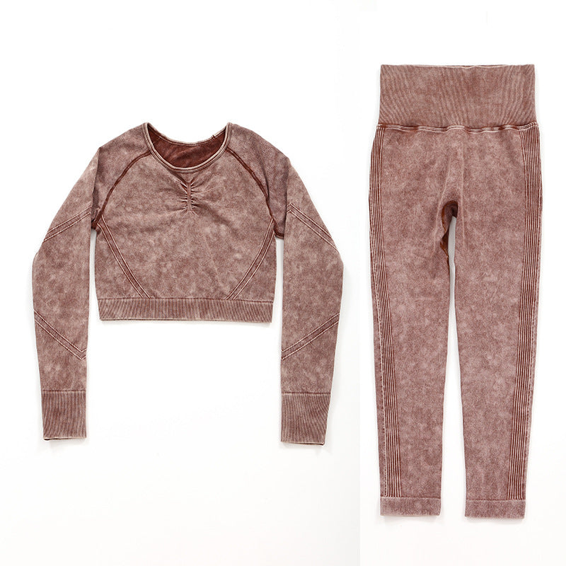 Set completo Top e Pantaloni Leggings a Vita Alta
