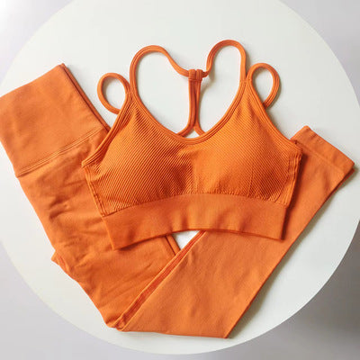 Set Leggings a vita alta e Reggiseno sportivo