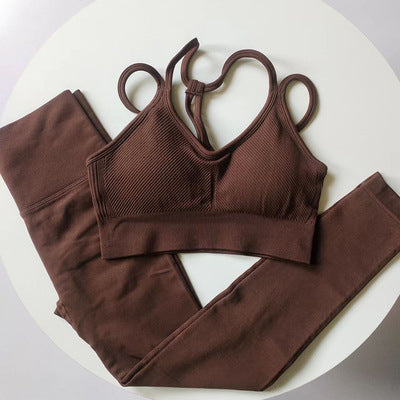 Set Leggings a vita alta e Reggiseno sportivo