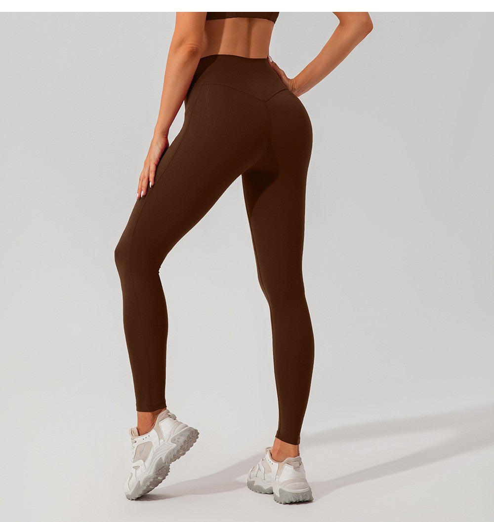 Leggings a vita alta con tasche ad alte prestazioni