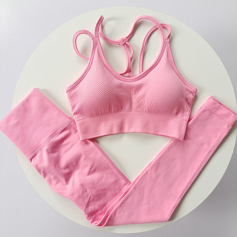 Set Leggings a vita alta e Reggiseno sportivo