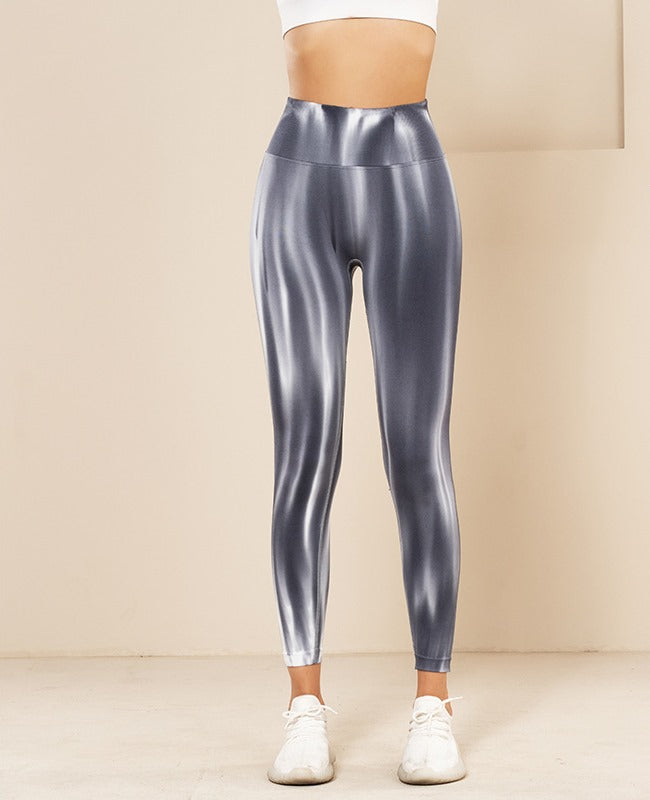 Leggings sportivi elasticizzati a vita alta