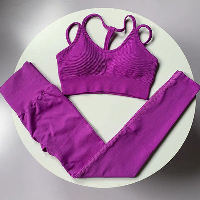 Set Leggings a vita alta e Reggiseno sportivo